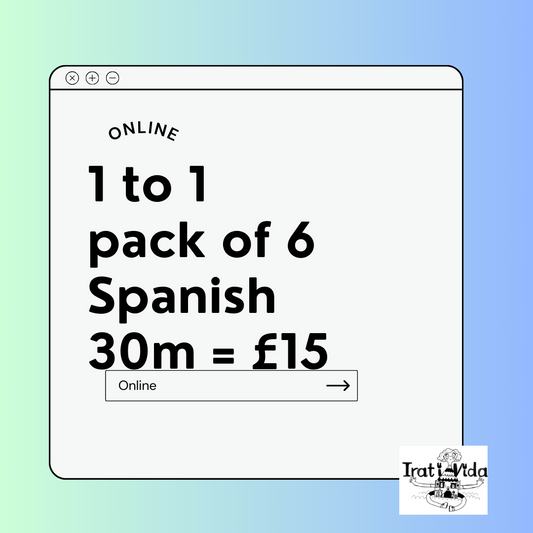 Spanish online packet of 5 sessions